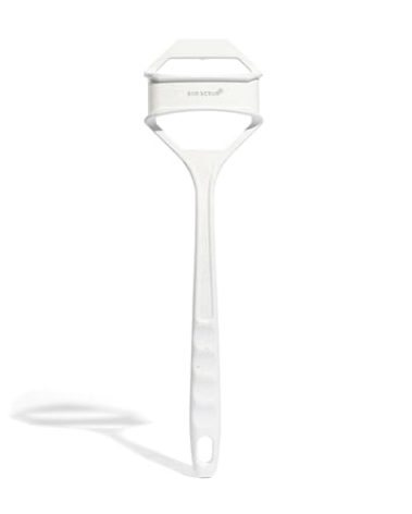 Sud Scrub® Extender Handle, Back Scrubber Attachment for Silicone Body Scrubber, Shower Scrubber for Body, Long Handled Scrub Brush for Shower, Back Brush for Shower (Speckled White)