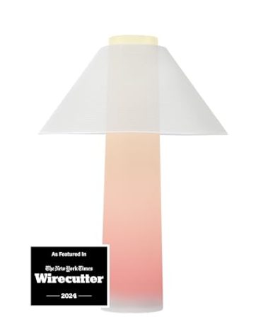 Loftie Smart Lamp - Sunrise Alarm, Wake-Up Light, Custom Color Modes, Nightstand Lamp Room Decor, Red Lights for Sleep, Morning & Evening Routines, Modern Table Lamps, Christmas Gift (White)