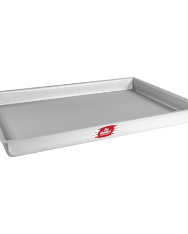 Fat Daddio's POB-16242 Anodized Aluminum Sheet Cake Pan, 16 x 24 x 2 Inch Silver