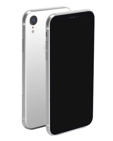 DDAWEFRT Fake Dummy Phone Display Model Compatible with Phone XR Replica Non-Working 6.1 inch Black Screen Without Logo 1:1 Scale XR-White