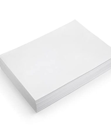 Premium Weight 32lb Bond White 5" x 7" Sheets - Note Paper Memo Sheets (100 Sheets)