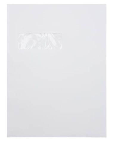 LUXPaper 9 x 12 Open End Window Envelopes | Bright White | 28lb. Text | 250 Qty