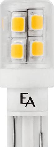 EmeryAllen T5, 1.5 Watt (10W Equivalent) Dimmable Miniature Wedge Base | LED Light Bulb |1 2V - 150 Lumens | 2700K | 1 Pcs