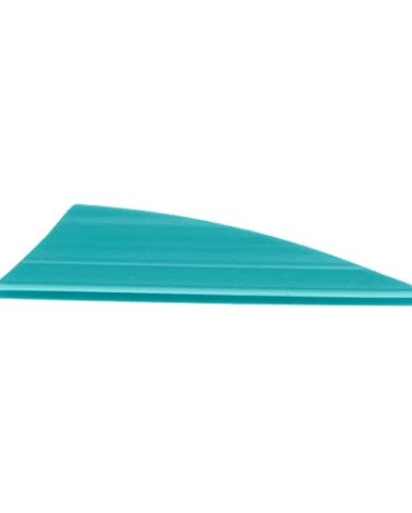 TAC Vanes 2.25" Driver Hybrid Vanes, Turquoise Vanes, Pack of 36, Vanes for Archery Bowhunting and Recreational Shooting