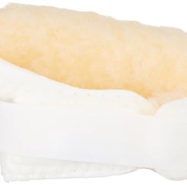 Rolyan Palm Protector for Right Hand, Right Handed Glove for Finger Contracture Prevention, Comfortable Hand Cushion with Soft Sherpa Lining and Palm Pad to Prevent Hand Contractures