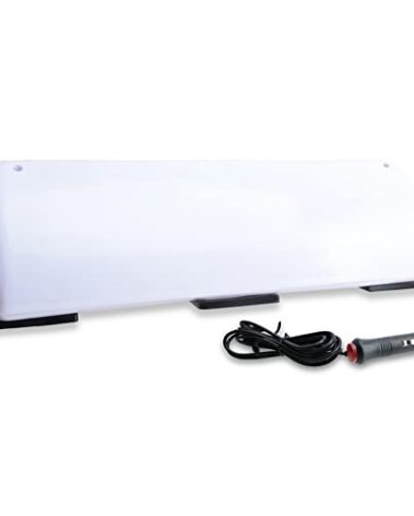 ZYHW 5W 12V Blank Taxi Cab LED Car Sign Roof Top Topper Car Bright Light Strong for Worklight White Light DIY Sign Cab Lamp Advertising Light