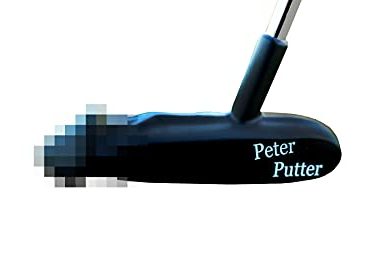 (1, Black) Peter Putter Professional Golf Putter | Premium Aluminum Head with Chrome Stepless Shaft | Stiff Flex Graphite Construction | Ergonomic Rubber Grip (Single, Black)