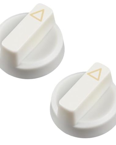 BANLIN 2 Pack Replacement Knob for Luxe Bidet Neo 120 & 185 Plastic Knob Replacement, Bidet Accessories Compatible with Luxe Bidet Neo Series (White)