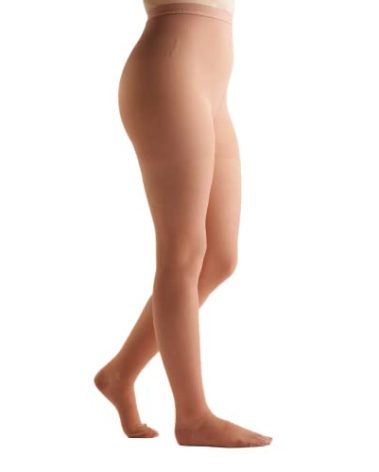 EvoNation Women’s 20-30 mmHg Graduated Compression Pantyhose – Firm Pressure Compression Garment