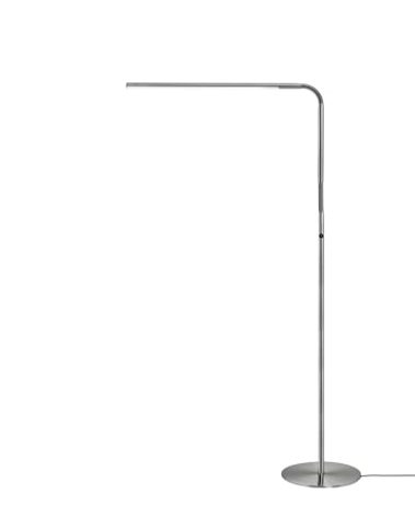 daylight Company Slimline 3 Floor Lamp-LED-80 CRI-Eye Care-4 Brightness Levels, 3,000 LUX at 30 cm, 1,065 LUMENS-4 Step DIMMER Mode, White