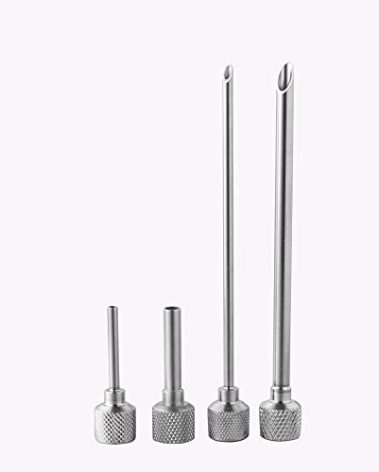 A Variety of Spare Parts and Accessories for Whipped Cream Dispenser - Injector Tips Set of 4-304 Stainless Steel