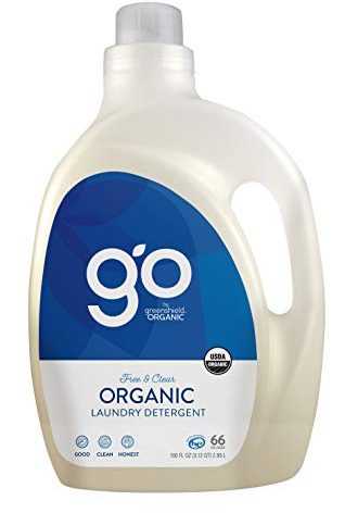 GO by greenshield organic, USDA Certified Organic 100 oz. Laundry Detergent- Free & Clear