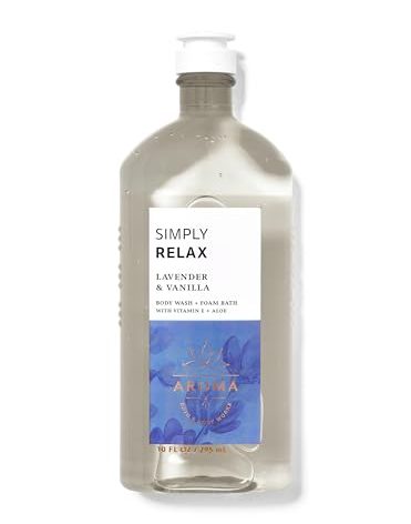 Bath & Body Works Aromatherapy Sleep - Lavender + Vanilla Body Wash & Foam Bath, 10 Fl Oz