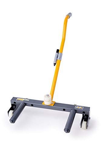 WINNTEC Rolling Wheel Dolly for Changing Car, Truck, Skid Steer, ATV, and Trailer Tires, Tire Lift for Large and Small Vehicles, 3 Roller Positions, 485 Pound Capacity