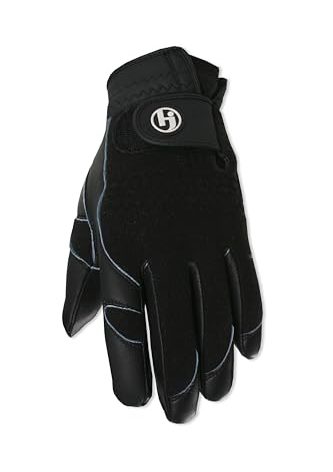HJ Glove Men's Black Winter Performance Golf Glove, X-Large, Pair