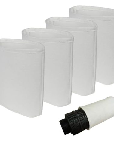 PROSOCOOL Spa Filter Bag Replacement for LA Spas Aqua Klean All Purpose Filter Bag, Filter Bag for Hot Tub - 4 Pack