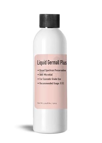 Talsen Chemicals Germall Plus- Natural Preservative - Clear Liquid - Excellent Broad Spectrum Preservative Compatible with Most Cosmetic Ingredients Good for Water Based Formulas (4 Fl Oz / 113 mL)