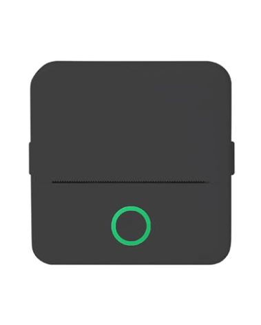 Core Innovations Wireless Mini Portable Thermal Printer Label Maker, Paper Included for Android and iOS Phone - Black