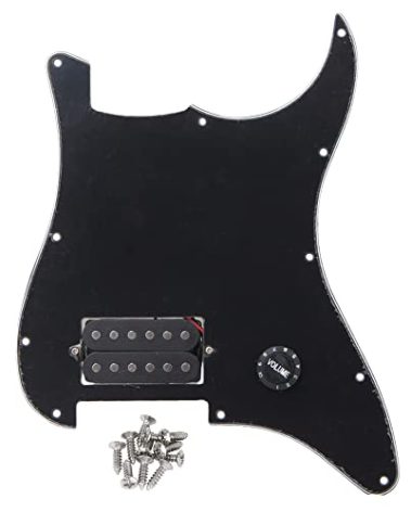 BQLZR 11.02 * 8.82 Inch petite guitar pickguard Prewired Pickguard Humbucker For Electric Guitar Electric Guitar Part