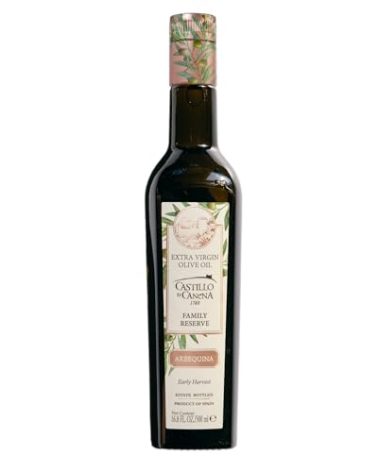 Castillo De Canena Extra Virgin Olive Oil (16.8 fl. oz.) Arbequina Cold-Pressed Purity | Rich, Bold Flavor Profile | Bread, Soup, Pasta, Salad Dressing, Vegetables | Spanish