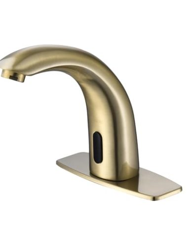 Faucet Touchless Bathroom Sink Faucet,202-205-209 (209, Gold)
