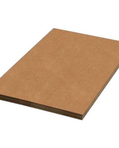 Box USA AVIDITI Shipping Cardboard Sheets 18"L x 12"W, 50-Pack | Corrugated Sheets for Packing, Moving and Storage Supplies