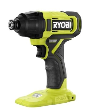 RYOBI ONE+ 18V Cordless 1/4 in. Impact Driver (Tool Only) Green