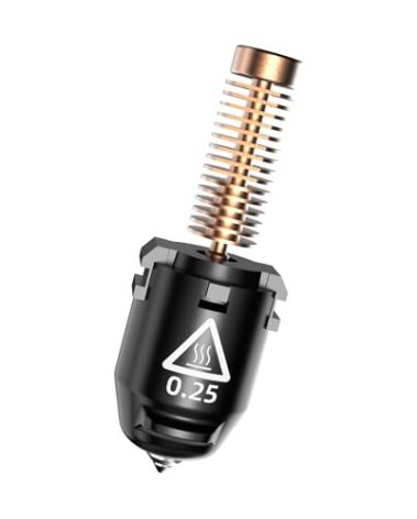 FLASHFORGE Adventurer 5M Pro Nozzle, 0.25mm 280℃ High Flow 32mm³/s Nozzle for Stable High-Speed Printing, Adventurer 5M Hotend, 3S Quick-Detachable Nozzle