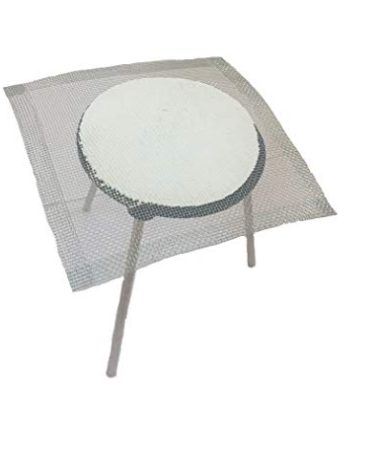 Lab Bunsen Burner Tripod Stand with Mesh Screen 6 Inch and 6 Inch Removable Legs for Heating Soldering Lab Bunsen Burner