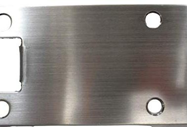 Don-Jo EL104-630 RC 4 1/2" Overall Extended Lip Strike Plate in Stainless Steel