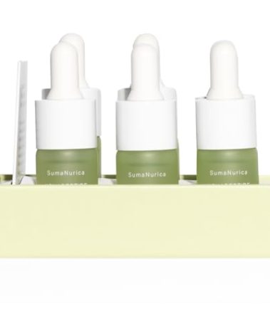 SumaNurica Nonapeptide Niacinamide Rejuvenating Serum Mini - Brightening Face Serum Improves Texture, Boost Hydration - Face Oil Brightens Complexion - Vegan and Fragrance Free - 6 x 0.33 oz