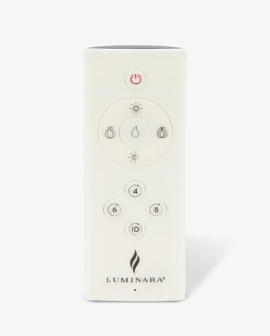 Luminara 10 Features Rechargeable Remote Control On/Off, Timer, Dimmer, Flicker Speed Flameless Candle (USB Type-C Cable Included)