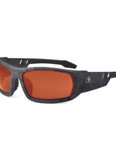 Ergodyne Skullerz Odin Safety Sunglasses - Kryptek Typhon Frame, Copper Lens