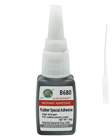 Guoelephant Rubber Glue B680,Rubber Adhesive,for bonding Between Rubber and Rubber,Rubber and Other Material.Instant Super Glue for Rubber,tire,DIY Craft,Rubber Edge,Rubber Tube,etc.