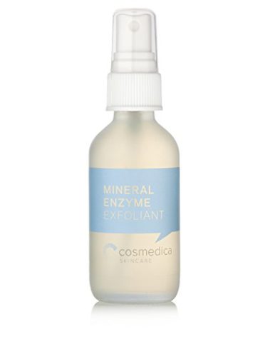 Cosmedica Skincare Mineral Enzyme Face Exfoliator 2 oz., Gentle Exfoliating Toner, Safe to Use on All Skin Types, Vegan, Cruelty-Free, Paraben-Free