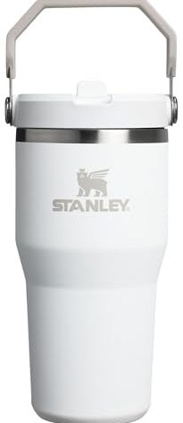 STANLEY IceFlow 2.0 Flip Straw Tumbler with Handle 20 oz | Twist On Lid and Flip Up Straw | Leak Resistant Water Bottle | Insulated Stainless Steel | BPA-Free | Frost