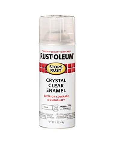 Rust-Oleum 7701830 Stops Rust Spray Paint, 12 oz, Gloss Crystal Clear