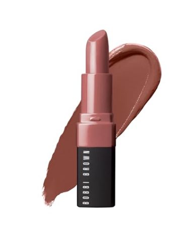 Bobbi Brown Crushed Lip Color | Hydrating, High-Pigment, Satin-Matte Lipstick | Non-Drying, Long-Lasting Wear & Lip Stain Effect, 0.12 Ounce, Bare