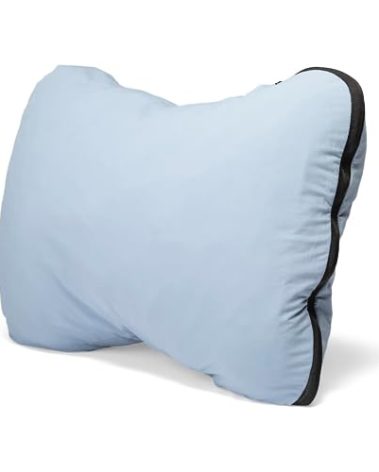 HEST Camp Pillow (Small) - Temperature Resilient Memory Foam - Essential for Camping, Backpacking, and Outdoor Adventures - Compact Packable Travel Pillow - 10" L x 15" W