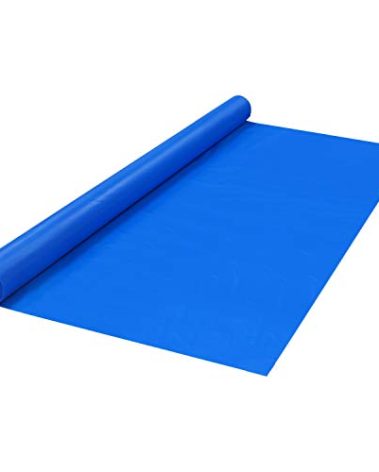 Party Essentials Heavy Duty Plastic Banquet Table Roll Available in 27 Colors, 40" x 150', Royal Blue