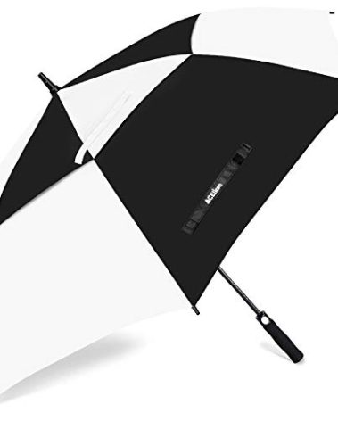 ACEIken Golf Umbrella Large 62 Inch Automatic Open Golf Umbrella Extra Large Oversize Double Canopy Vented Umbrella Windproof Waterproof for Men and Women