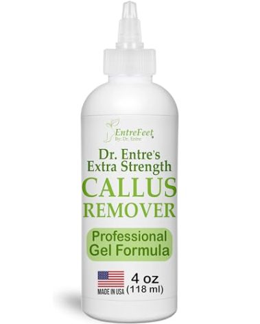 Dr. Entre's Callus Remover Gel: Extra Strength Callus Remover for Feet, Foot Callus Remover, Foot Care, Pedicure Tools Supplies, Dead Skin Remover, 4 oz