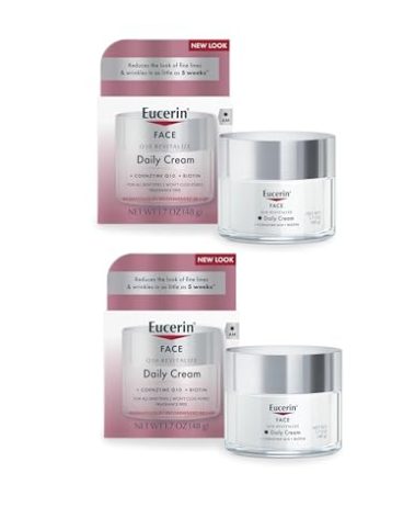Eucerin Sensitive Skin Experts Q10 Anti-Wrinkle Face Creme 1.70 oz (Pack of 2)
