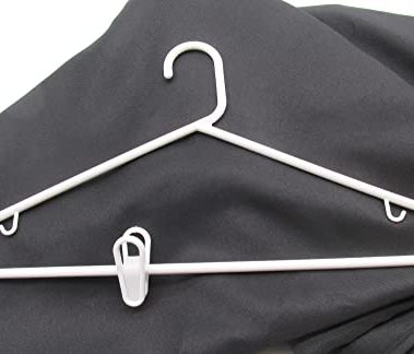 NAHANCO CLIP100 Plastic Tubular Hanger Clip (Pack of 100)