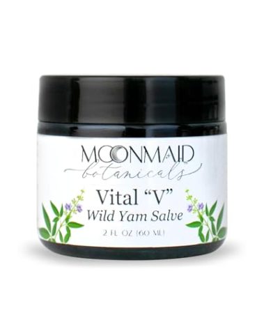 Vital Vulva Wild Yam Salve – Vaginal Moisturizer & Menopause Relief Cream | Best for Vaginal Dryness | Best Estrogen-Free Alternative Vaginal Lubricant & Estrogen Cream