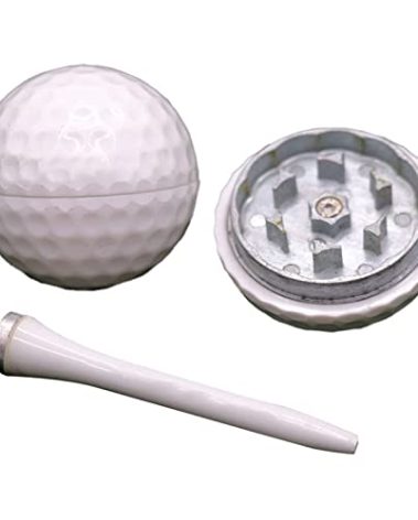 OJDXDY Golf Ball Spice Grinder Set, 3 Pcs Portable, Creative Gift for Dad Grandpa
