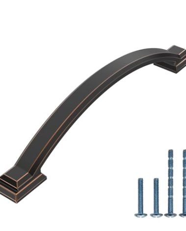 AOOTOCH 10 Pack 5 inch Cabinet Pulls Oil Rubbed Bronze Cabinet Handles Drawer Pulls for Kitchen Cabinet Cupboard