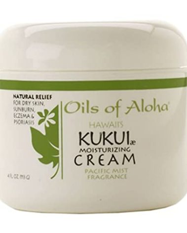 Oils of Aloha Hawaiian Kukui Moisturizing Cream (Pacific Mist) - 4 Ounces