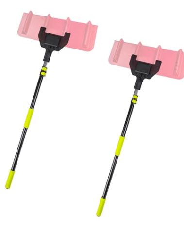 Mimanchi 8ft V Shaped Board Corner Protector with Extended Handle - Edge Protector Pole for Flatbed - Extension Pole V Shaped Edge Corner Guards，Adjustable from 4ft to 8ft-Flatbed Trailer Accessories