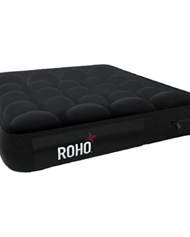 Roho Mosaic Cushion, Standard, Inflatable Seat Cushion for Office Chair, Wheelchair, Cars, Home Living, & Back Pain Support, Adjustable Cushion with Stretchable Cover & Non-Skid Bottom, 18" x 16"